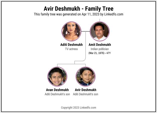 Avir Deshmukh's Family Tree