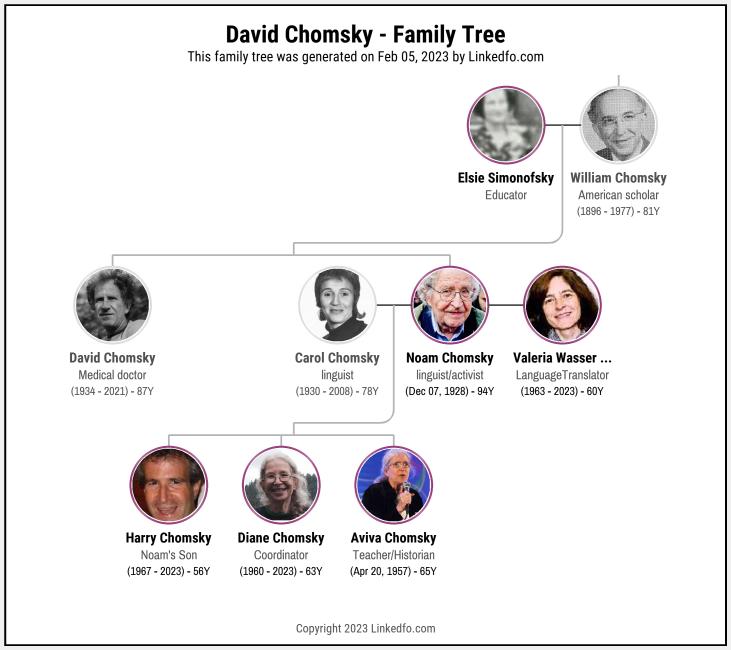 David Chomsky's Family Tree