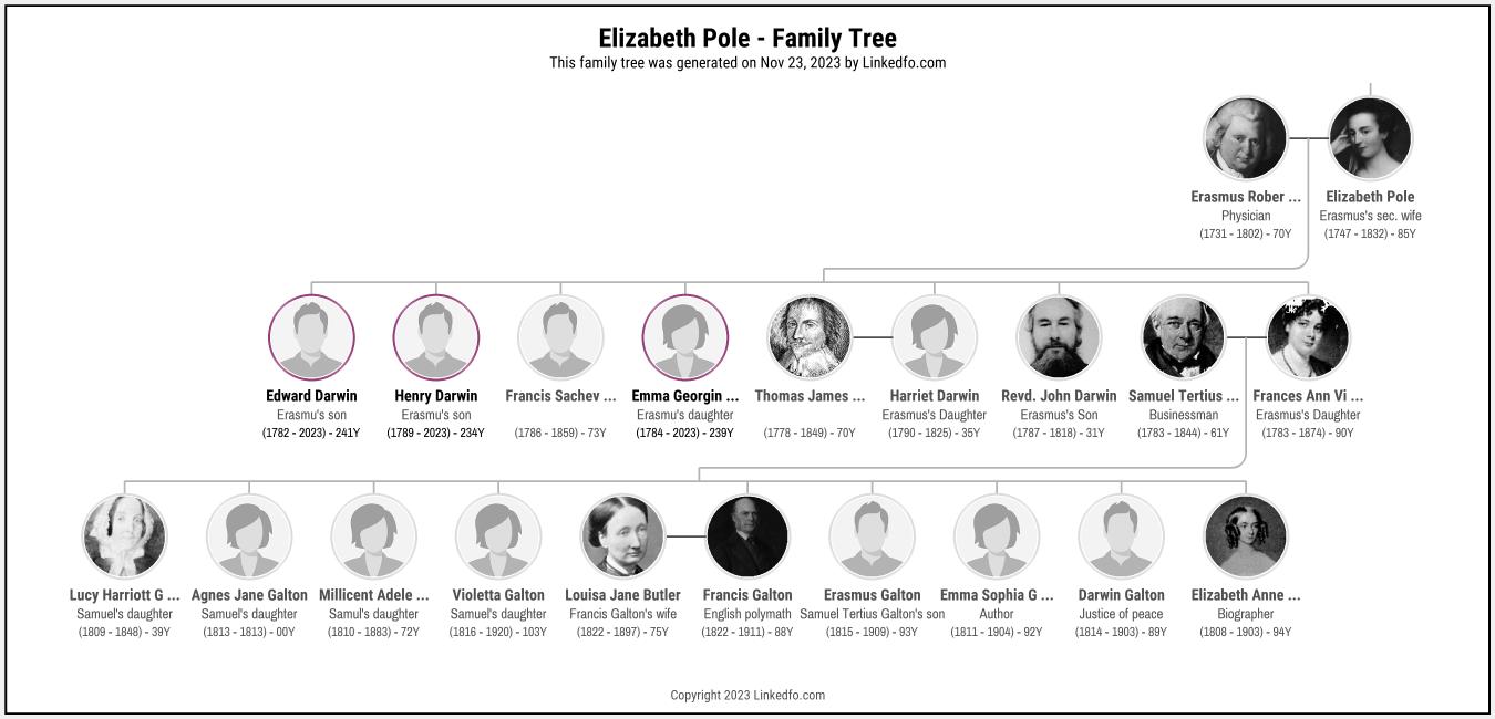 Elizabeth Pole's Family Tree