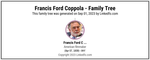 Francis Ford Coppola's Family Tree