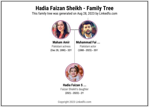 Hadia Faizan Sheikh's Family Tree