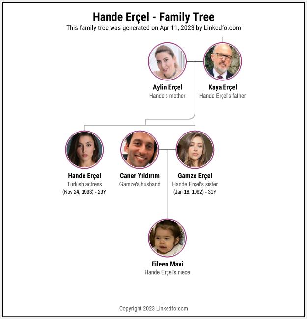 Hande Erçel's Family Tree