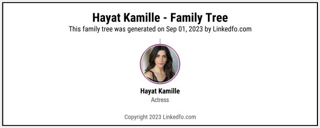 Hayat Kamille's Family Tree