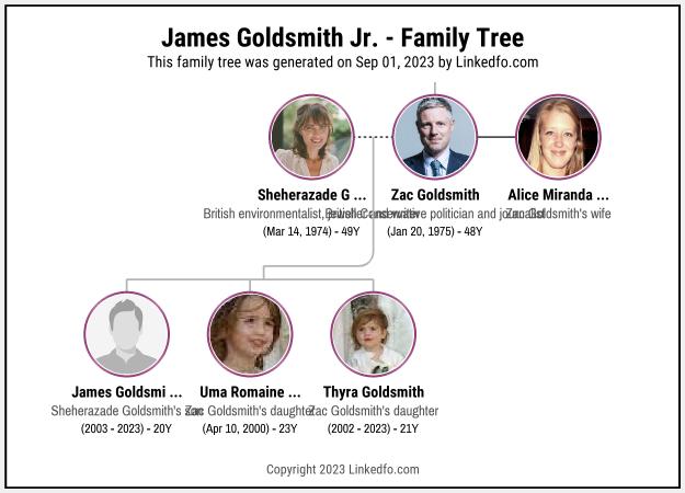 James Goldsmith Jr.'s Family Tree