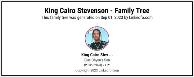 King Cairo Stevenson's Family Tree