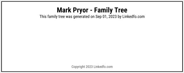 Mark Pryor's Family Tree