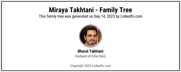 Miraya Takhtani's Family Tree