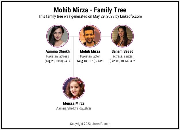 Mohib Mirza's Family Tree