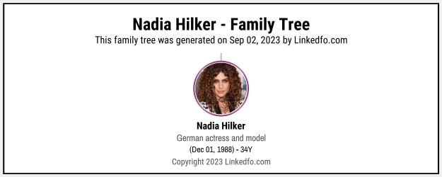 Nadia Hilker's Family Tree