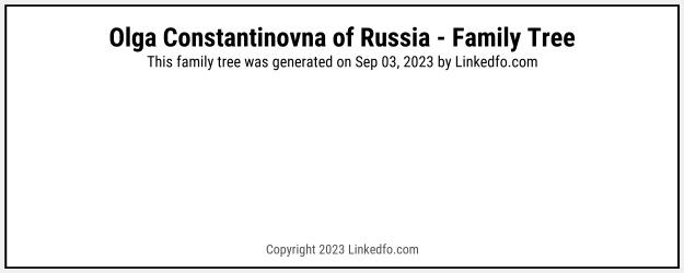 Olga Constantinovna of Russia's Family Tree