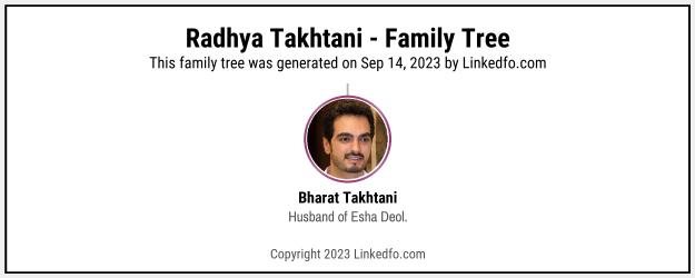 Radhya Takhtani's Family Tree