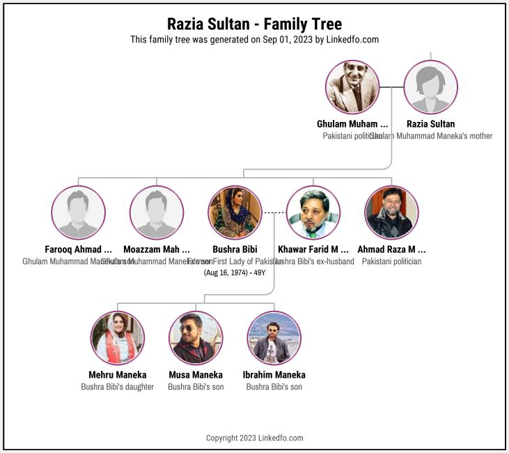 Razia Sultan's Family Tree