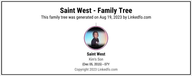 Saint West's Family Tree