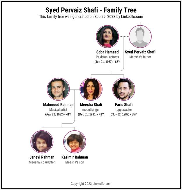 Syed Pervaiz Shafi's Family Tree