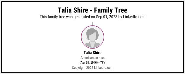 Talia Shire's Family Tree